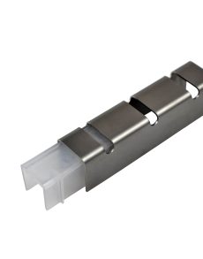 Aufsteckhalter mit Entwässerungsprofil