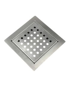 Smart Lochblechrost für Aufsetzrahmen Höhenverstellbar rundloch